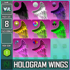 World Zero WZ – 8 PACK – HOLOGRAM WINGS