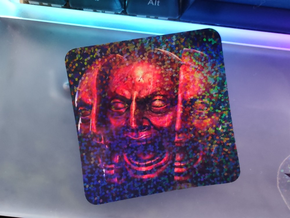 Vaal Orb Path of Exile 2 PoE 2 Sticker Holographic Water Proof