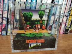 Donkey Kong Country DK Handmade Diorama – Gameboy / Retro Gaming Cube – Fanart