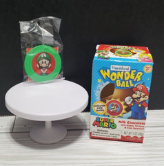 Super Mario Frankford Wonder Ball RARE COIN Green Luigi