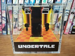 Undertale Sans & Frisk Corridor Handmade Diorama – Retro Gaming Cube – Fanart