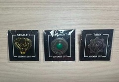 Gears of War Promotional Pin Set of 3 Character Emblems