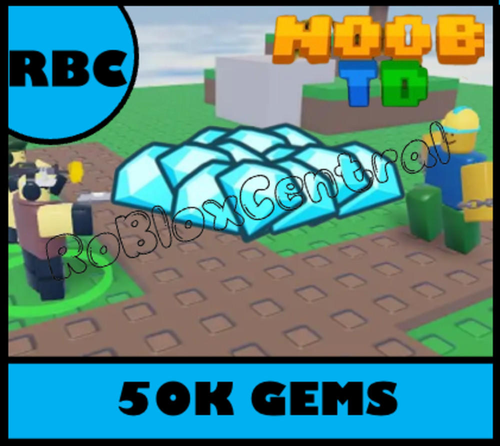 50K GEMS – CHEAP NOOB TOWER DEFENSE – NTD 50000