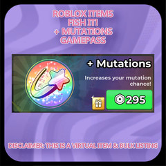 Fish It! + Mutations | Gamepass | Fast Delivery | Roblox Items