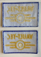 FALLOUT VAULT-TEC JUMPSUIT PATCH (Vault-Tec Blue) Game Memorabilia-Prop-Replica