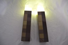 Minecraft Light-Up Wall Torch ThinkGeek LED Lamp AAA Battery Powered
