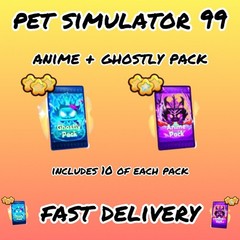 Packs | Pet simulator 99 | fast delivery | PS99 | anime packs | ghostly packs