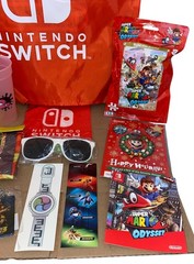 Nintendo Switch Promo Swag Bags: 20 Items Sunglasses Keychains Puzzles & More