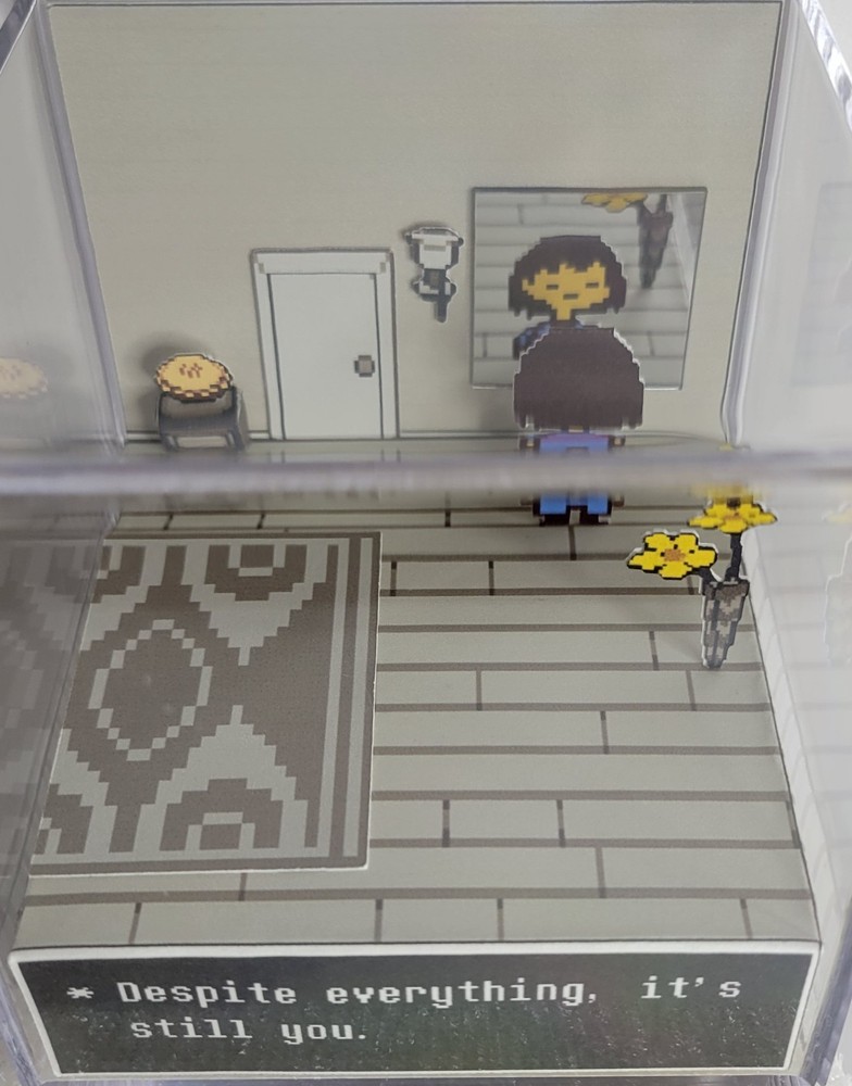 Undertale: It’s you! Handmade Papercraft Diorama 2.5D Fan Art