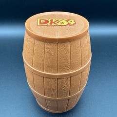 Club Nintendo Promo Barrel W/ NEW LARGE SHIRT DK64 1997 Donkey Kong Nintendo 64
