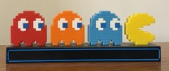 Pac-Man Ghosts Light LED Lamp Color Changing AAA Batteries Works NO USB CORD
