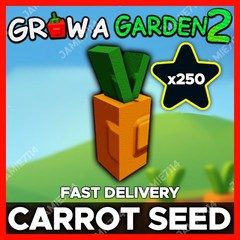 🪴Grow a Garden 2 | Carrot Seed x250 | GAG2 Fast & Easy