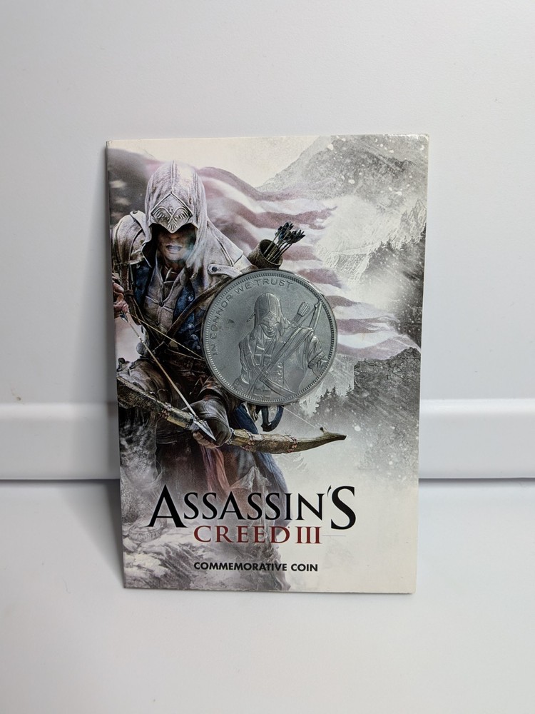 Assassin’s Creed 3 (III) In Connor We Trust – Promotional Coin – Sealed – New