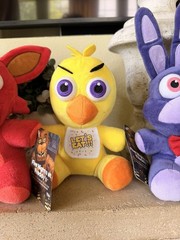 Lot Of 4 2016 Funko FNAF Plush : Mangle, Foxy, Chica, Bonnie