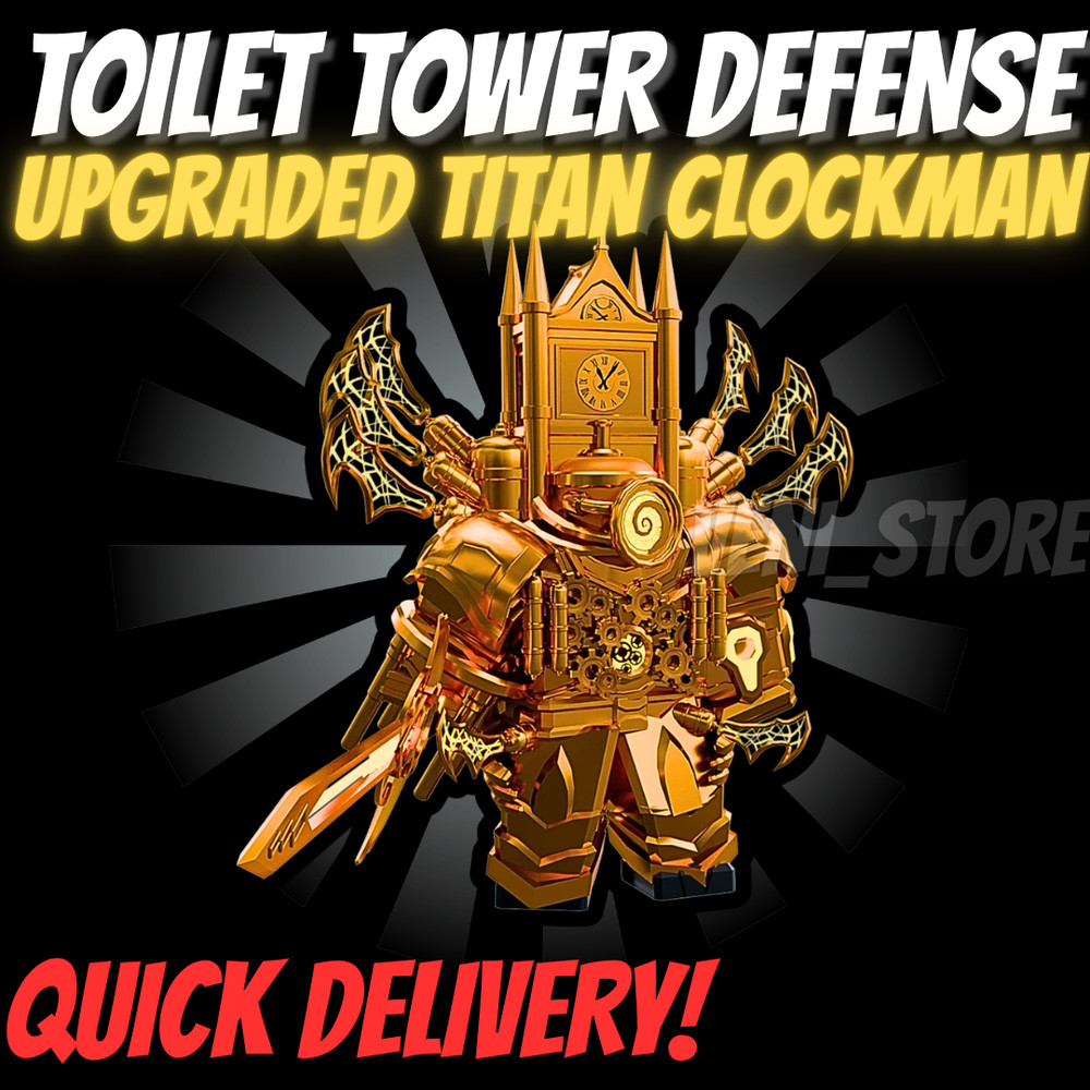 🔥UPGRADED TITAN CLOCKMAN🔥TOILET TOWER DEFENSE – TTD UNIT – ULTIMATE!⚡💸