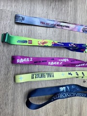 LOT 5 Video Game Lanyards Rage 2 GameStop DC Villains Final Fantasy Dishonored