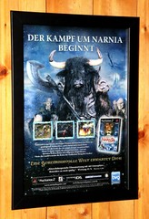 The Chronicles of Narnia Rare Small Poster / Old Ad Page Framed PS2 Xbox NDS