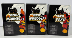 XSmart Global Five Nights at Freddys Plush LOT OF 3 Devil Freddy Bonnie Foxy NIB