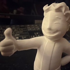 Vault Boy statue collectible figure,3D printed unpainted