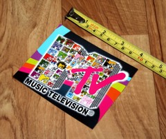 MTV Music Television Sticker from 2008 Paris Blizzard Worldwide Invitational