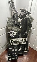 Fallout 3 PlayStation 3 Xbox 360 GameStop Promo Standee Banner Display Nintendo