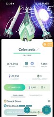 Pokémon Shiny Celesteela Special Background Global – GO TRADE – Read description