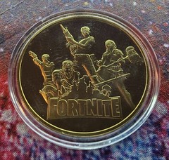 Fortnite Collector Gold Color Metal Coin