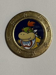 Bowser Jr. Gold Coin found in Frankford Wonder Ball candy