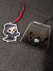Overwatch Reaper Enamel Pin and Keychain Ita Bag collection