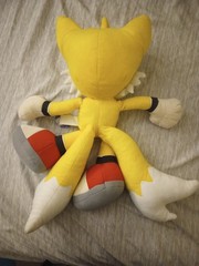 Sonic The Hedgehog Tails Jumbo Plush Media With Tag 15 Anniversary 2006 2008