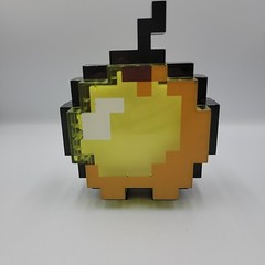Minecraft Enchanted Light Up Golden Apple Gapple Thinkgeek Mojang Color Changing