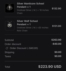 Witcher 3 Wolf And Manticore Medallions Oxidized 925 Silver