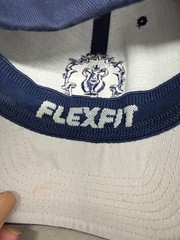World Of Warcraft Alliance Flexfit Hat L-XL Blizzard JINX Navy Blue Logo Cap
