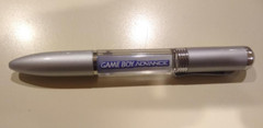 2004 Nintendo Game Boy Advance ~Mario Pinball Land Promo Light-up Pen~..WORKS..