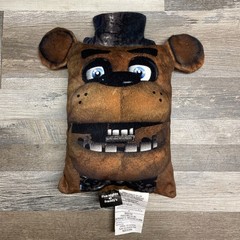 2017 Five Nights At Freddy’s FNAF Freddy Fazbear Rectangle Plush Pillow 7” X 11”