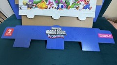 Super Mario Bros Wonder Horizontal Store Sign Header Display Shelf Nintendo Rare