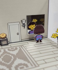 Undertale: It’s you! Handmade Papercraft Diorama 2.5D Fan Art