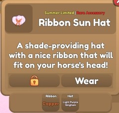 Wild Horse Islands – Ribbon Sun Hat