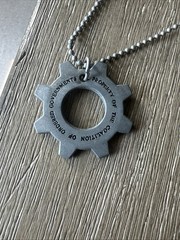 Gears of War Cog Tag Necklace