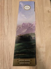 unopened official ThinkGeek Nintendo Legend of Zelda Master Sword letter opener