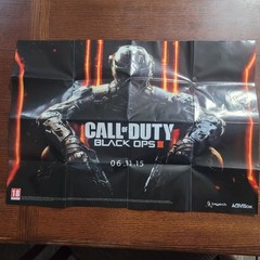 Call of Duty Black Ops III 3 PS4 Xbox One Rare Game Beta Poster 2015 with case