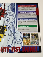 Street Fighter Zero 2 Capcom CPS2 Original Arcade Flyer Japan (Alpha)