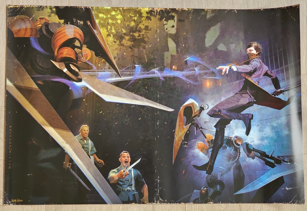 Dishonored 2 Game Poster Art Print Bethesda Limited 368 / 500 Lithograph