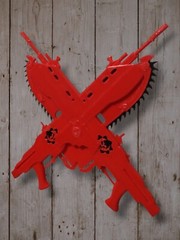 Gears of War Lancers Wall Decor 3D-Printed