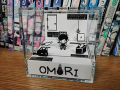 Omori White Space Handmade Diorama – Omori Retro Gaming Cube – Fanart