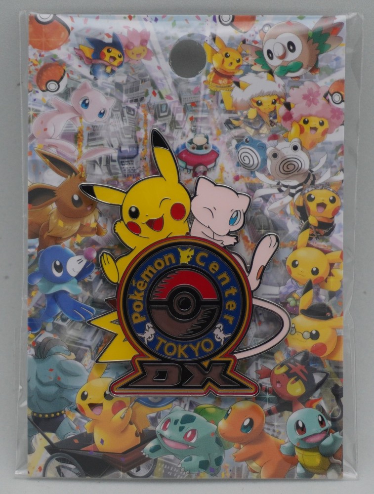 Pokemon Center Tokyo DX Japan Collector Pin Featuring Pikachu,Mew