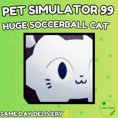 🔥💎Huge Soccerball Cat (PS99) 🔥PET SIMULATOR 99 – CHEAPEST!⚡💸