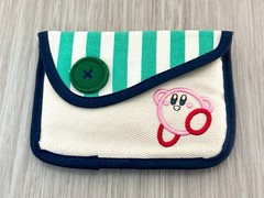 Club Nintendo Adorable Kirby Carry Snap Pouch Japan Exclusive Green Cloth 2010