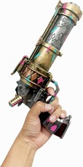 11” Arcane Jinx Pistol Pink Blue Anime Style Crazy Punk Replica Foam Gun Prop