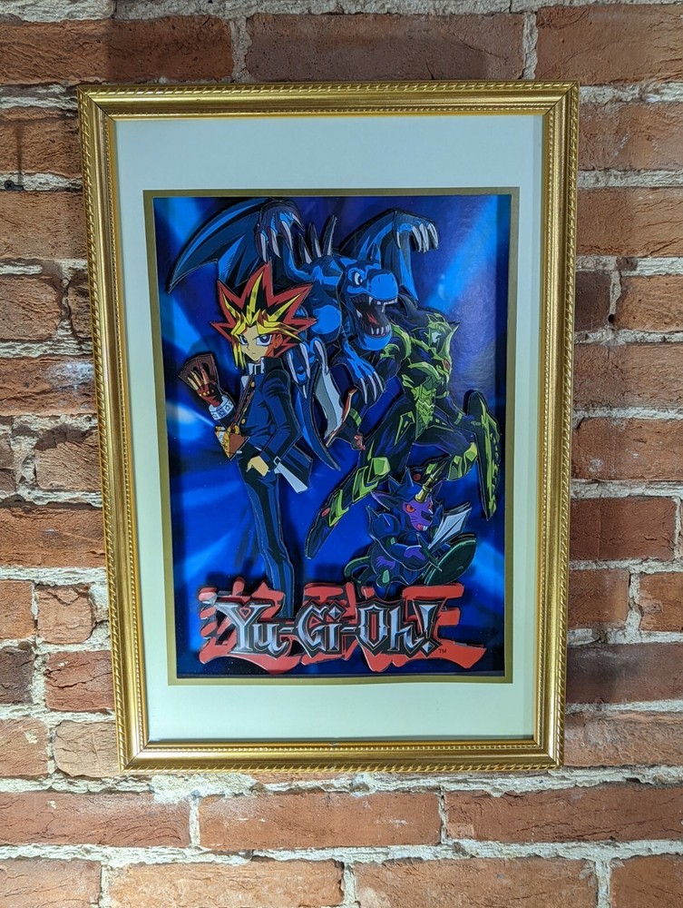 YU-GI-OH FRAMED 3-D ART SHADOW BOX Yugi Muto Kazuki Takahashi